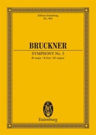 Bruckner: Symphony No. 5 Bb major (Study Score) published by Eulenburg